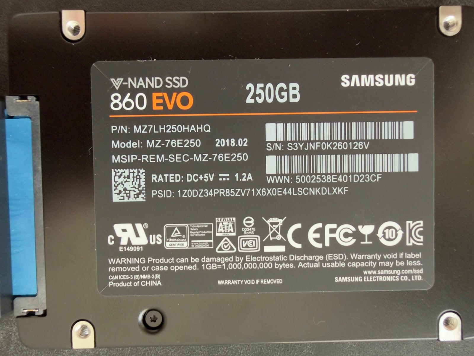 3x 2,5” SATA SSD – Samsung & SK hynix – 128GB / 250GB, Informatique & Logiciels, Disques durs, Enlèvement ou Envoi, SSD, Comme neuf