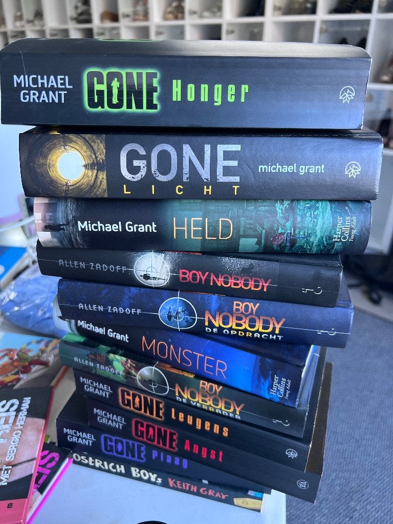 Boeken michael Grant reeks Gone, Boeken, Ophalen, Gelezen, Michael Grant