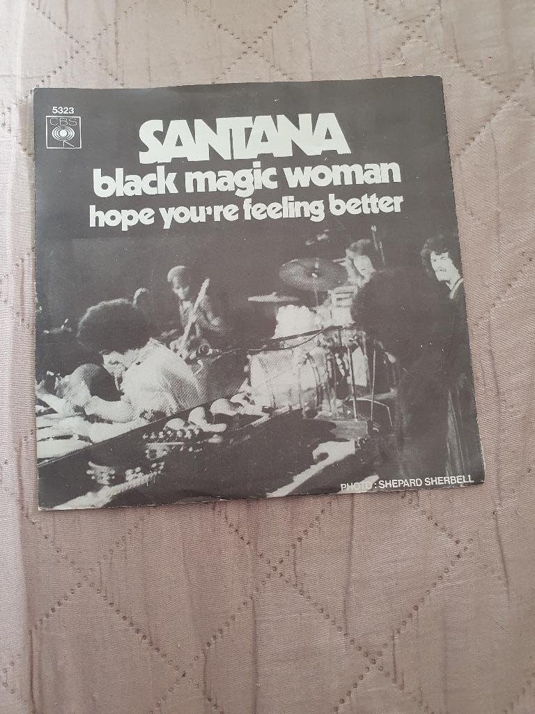 S - Santana – Black Magic Woman - 1970, Cd's en Dvd's, Vinyl Singles, Latin en Salsa, 7 inch, Single, Ophalen of Verzenden