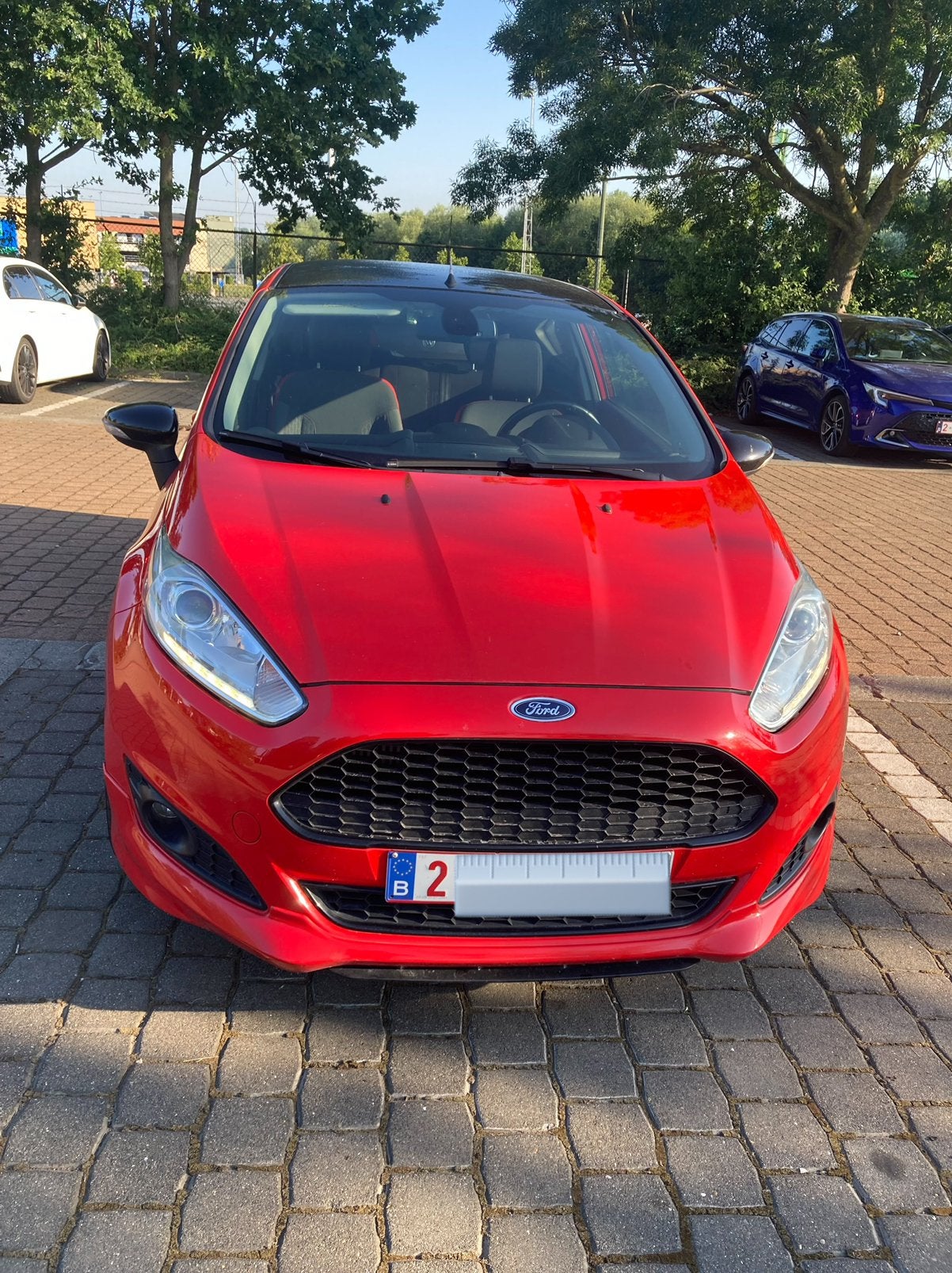 Ford fiesta, Auto's, Ford, Euro 5, Zwart, Leder en Stof, Vierwielaandrijving
