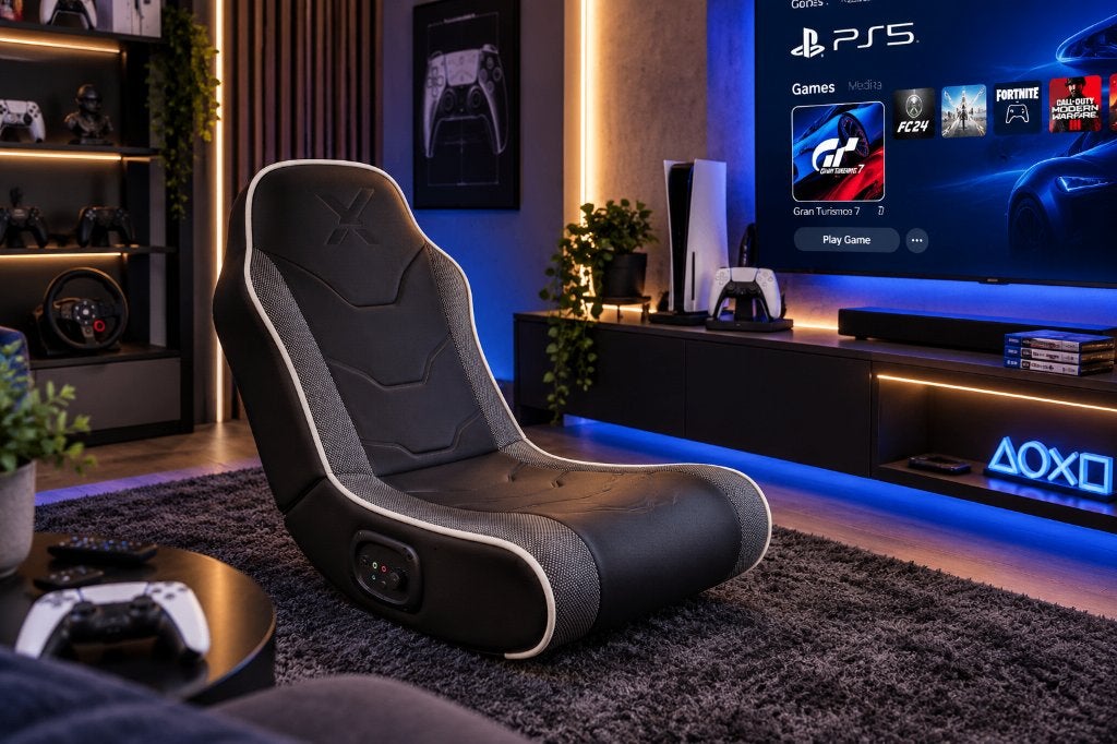 X Rocker Chimera RGB Gamingstoel – met speakers, Games en Spelcomputers, Ophalen of Verzenden, Zo goed als nieuw, Playseat of Racestoel