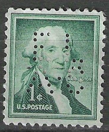 USA 1954 - Yvert 587perf - George Washington (ST), Verzenden, Gestempeld