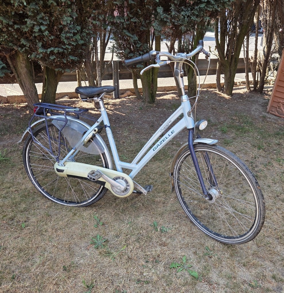 Damesfiets Gazelle Chamonix - licht op te knappen, Vélos & Vélomoteurs, Accès (extra) bas, Frein à tambour, Enlèvement, Utilisé