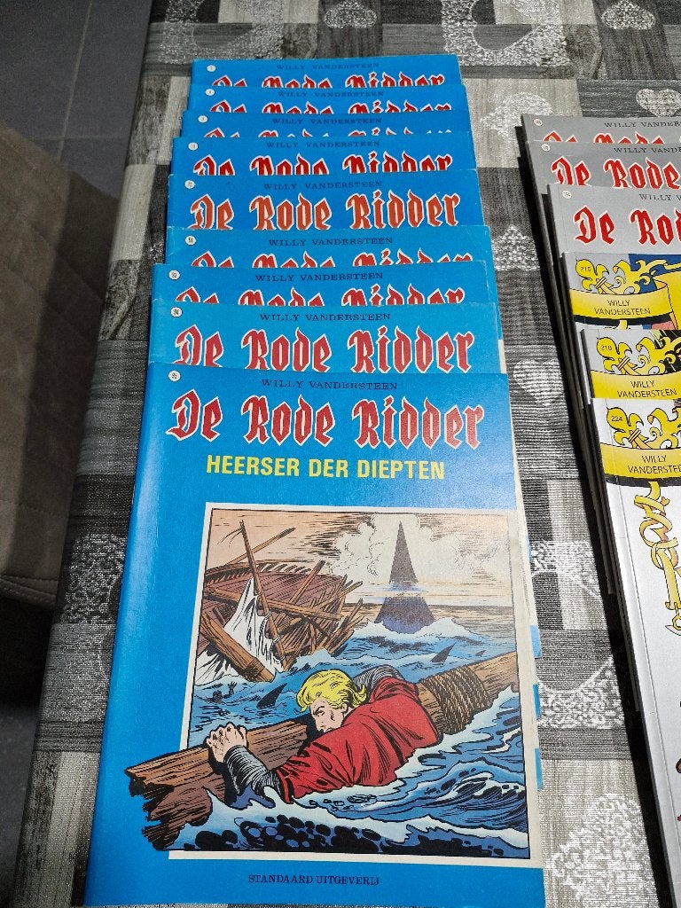 De rode ridder ( 15 stuks), Boeken, Stripverhalen, Meerdere stripboeken, Ophalen, Zo goed als nieuw, Willy Vandersteen