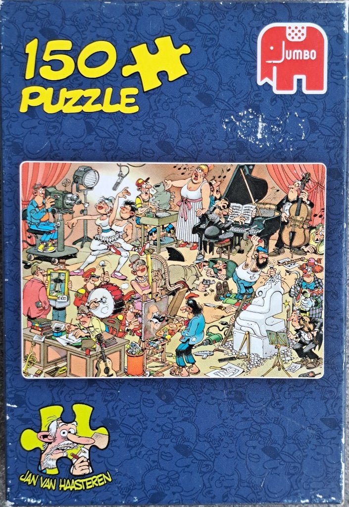 Puzzel Jan van Haasteren De artiesten - The artists, Ophalen, Minder dan 500 stukjes, Gebruikt, Legpuzzel