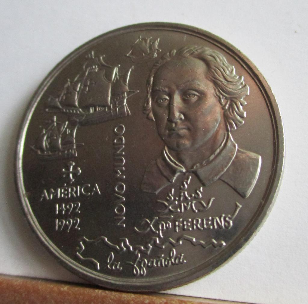 10-6-1992- 200 Esc. -AMÉRICA-NOVO MUNDO-1492-REP. PORTUGUESA, Verzamelen, Verzenden