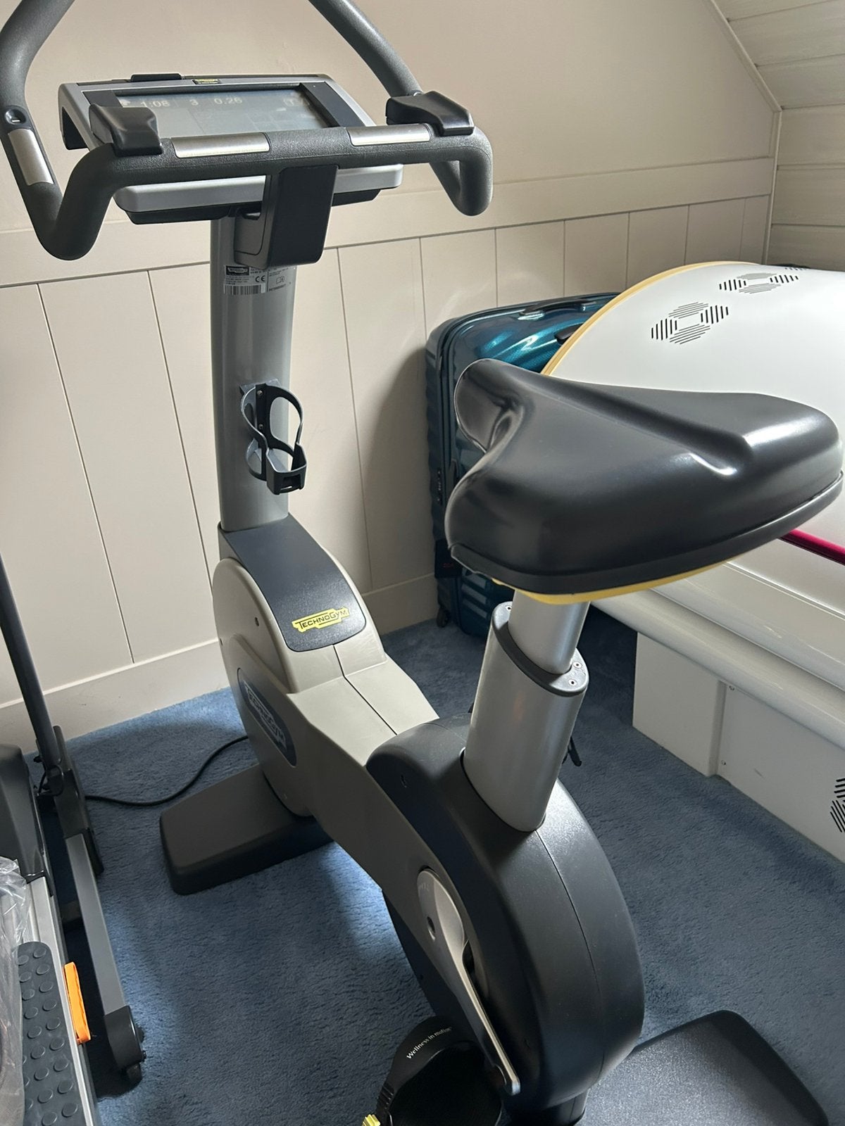 Technogym bike exite professionele hometrainer, Sport en Fitness, Fitnessmaterialen, Ophalen, Gebruikt