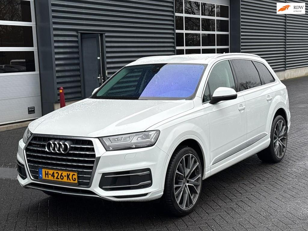 Audi Q7 3.0 TDI quattro Pro Line s-line velgen, camera, navi, Autos, Audi, 2700 kg, Cuir et Alcantara, Achat, Euro 6