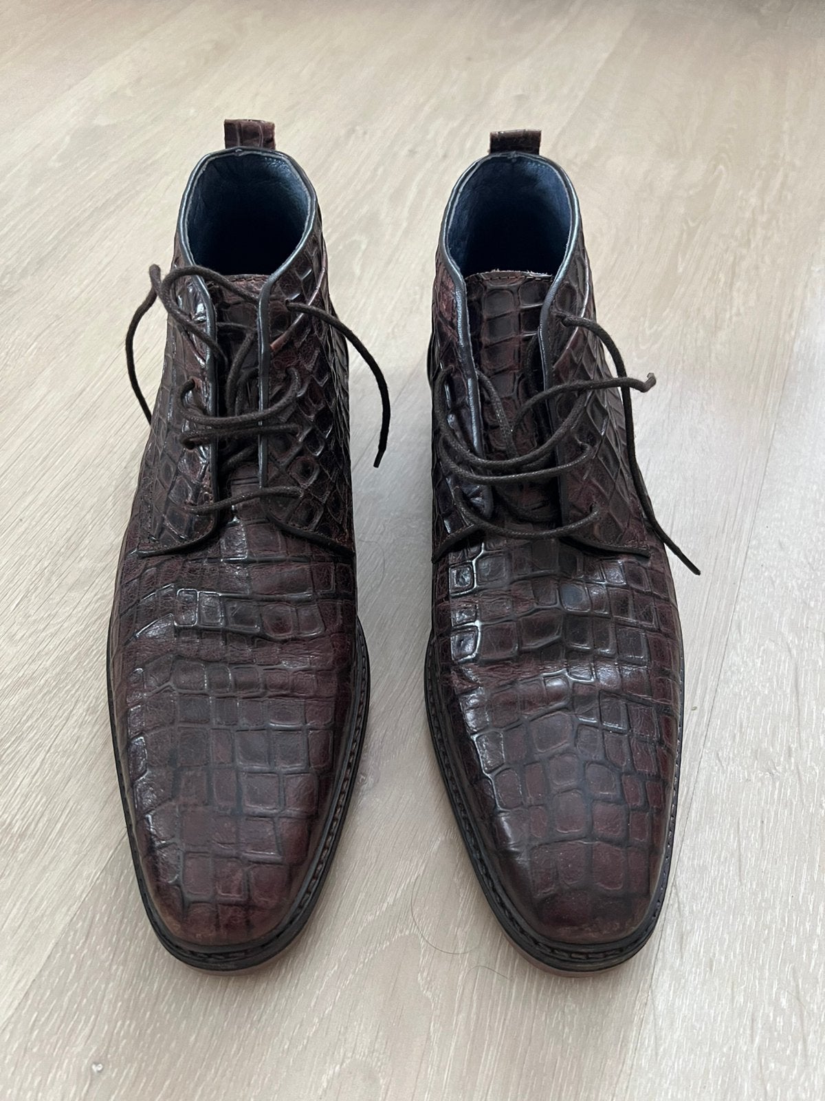 Antonio Barbieri leren herenschoenen, Kleding | Heren, Schoenen, Ophalen of Verzenden, Zo goed als nieuw