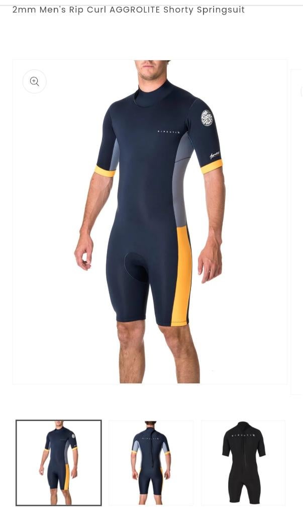 Wetsuit Ripcurl S, Enlèvement, Comme neuf, Femme ou Homme, Combinaison étanche