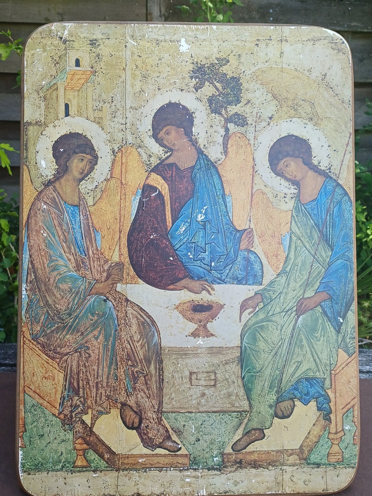 Réplique d'une ancienne icône russe - grand format, Enlèvement ou Envoi
