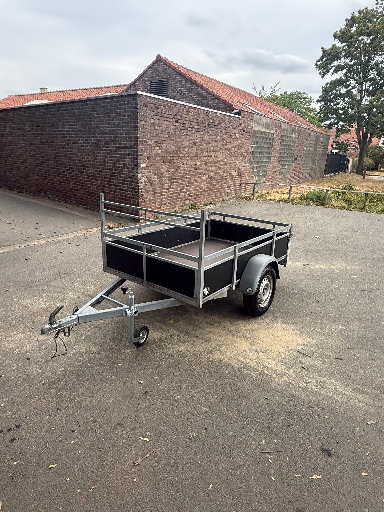Aanhangwagen enkelas 200x130 volledig vernieuwd!, Ophalen, Zo goed als nieuw