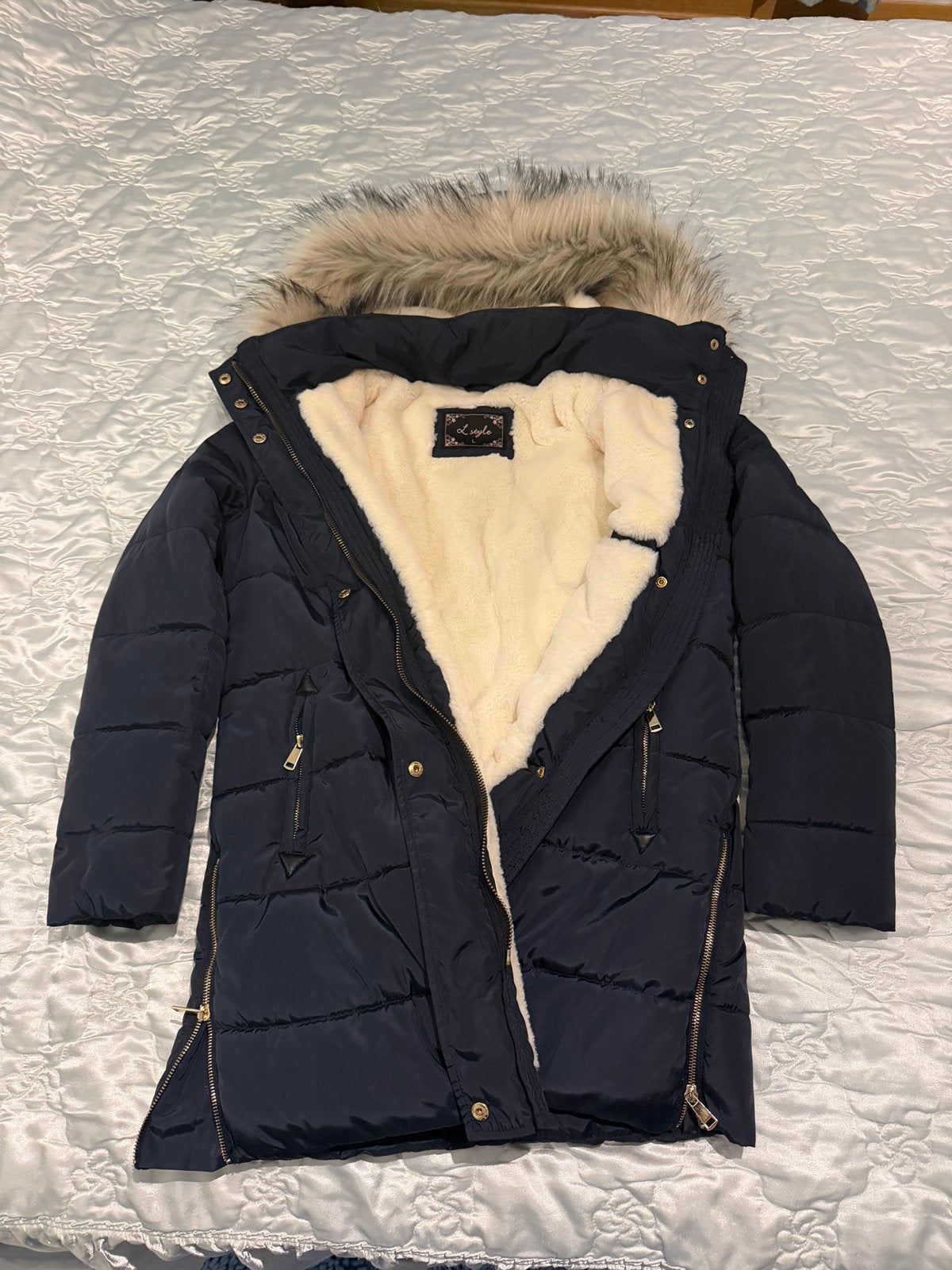 Nieuwe warme winterjas, gevoerd met teddy, Enlèvement ou Envoi, Neuf