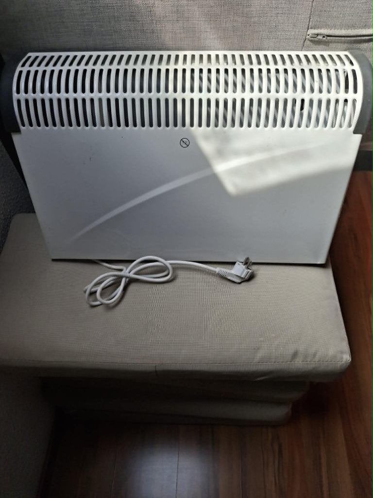 elektrische bijverwarming, Doe-het-zelf en Bouw, Verwarming en Radiatoren, Ophalen, Gebruikt, 800 watt of meer