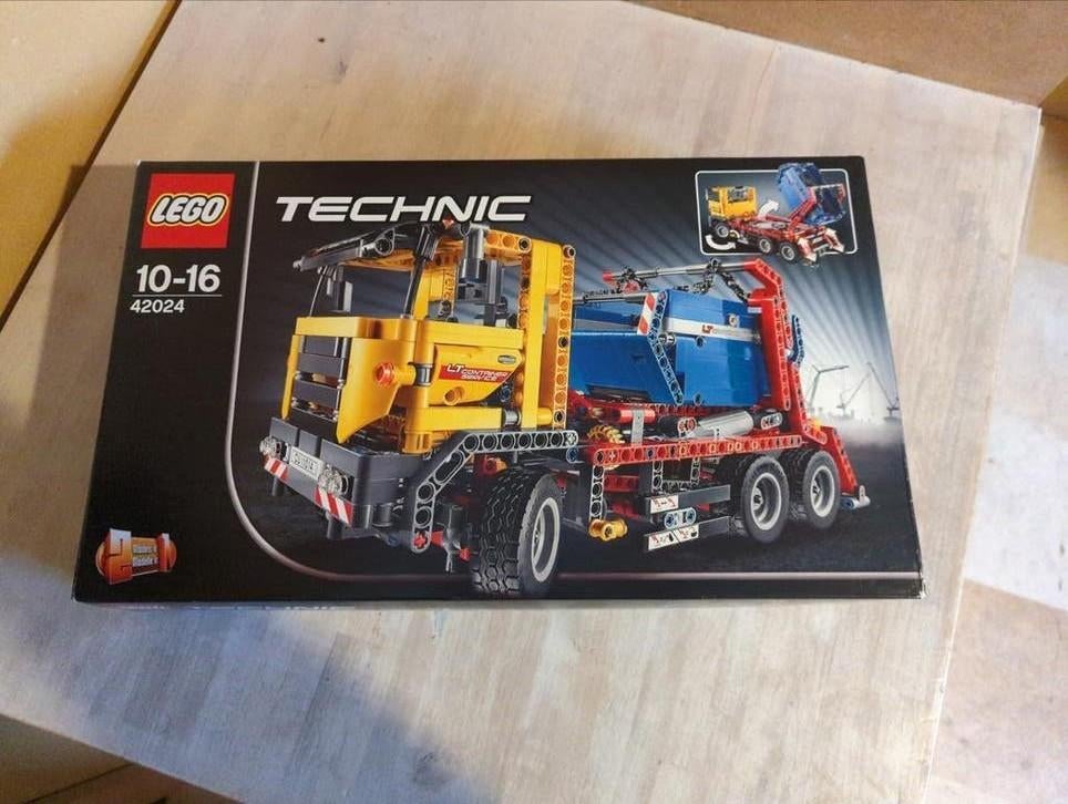 Lego Technic 42024 container truck & road grader, Kinderen en Baby's, Speelgoed | Duplo en Lego, Ophalen, Lego, Nieuw, Complete set