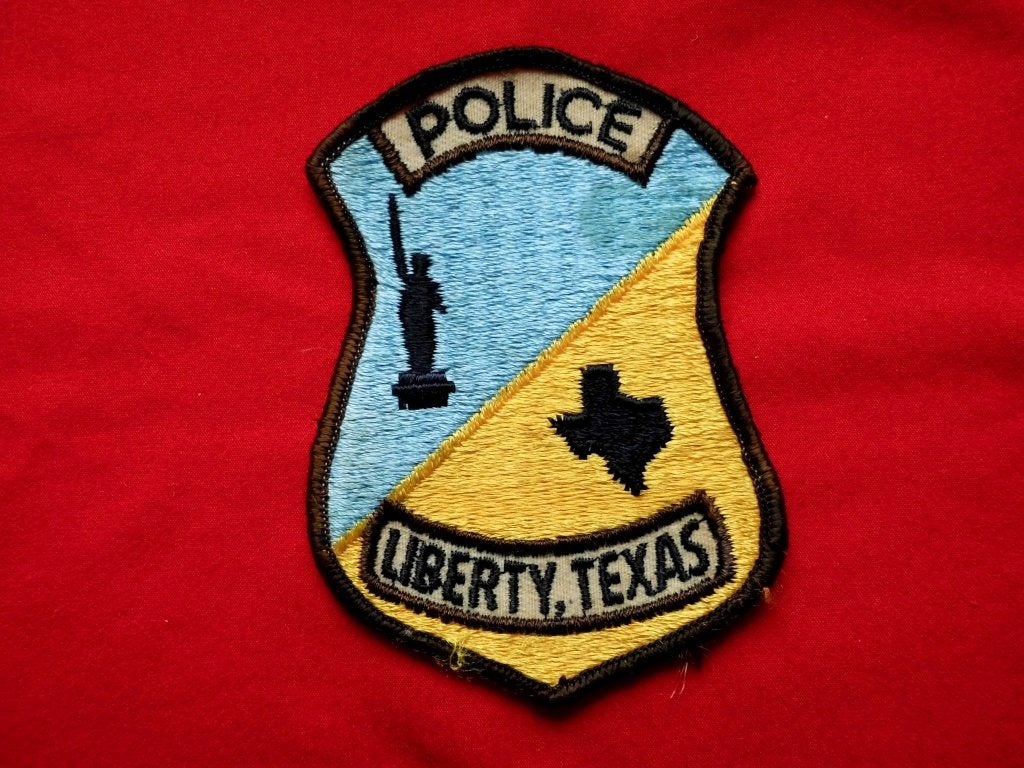 Écusson de police Texas Liberty, Collections, Enlèvement ou Envoi, Gendarmerie, Emblème ou Badge