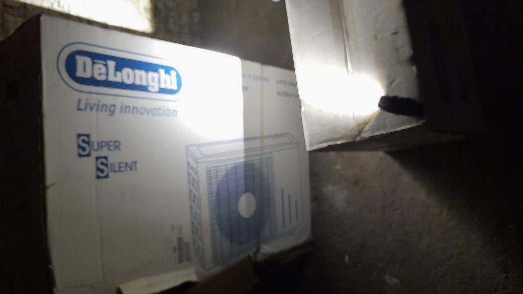 Warmtepomp lucht lucht, airco DeLonghi, Ophalen, Zo goed als nieuw
