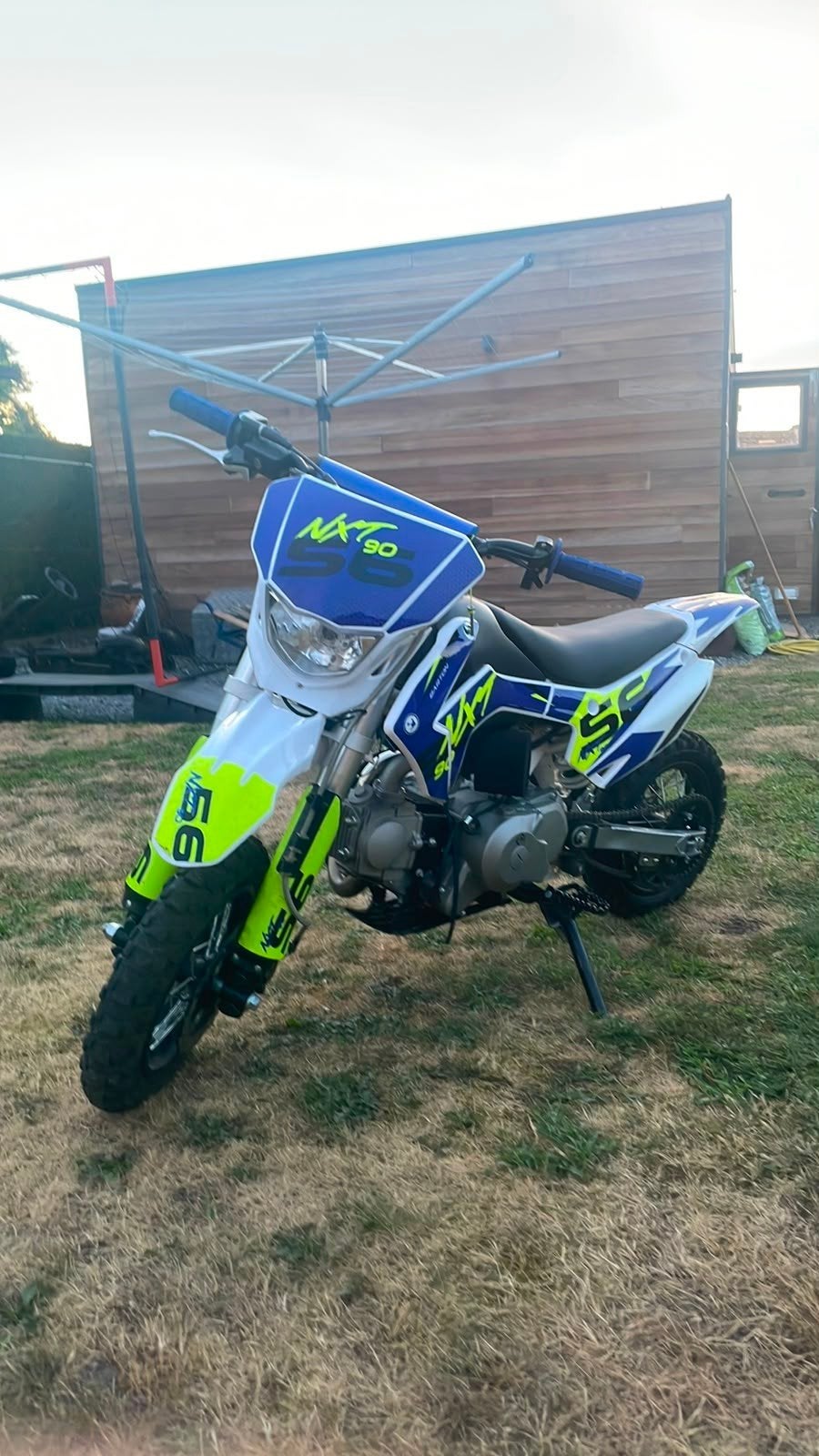 Crossmotor Barton 90cc. Zo goed als nieuw!, 90 cc, Zo goed als nieuw, Ophalen, Overige merken