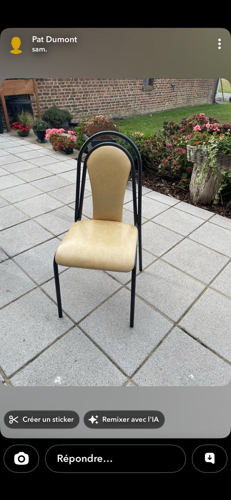 Chaise de cuisine, Ophalen, Overige kleuren, Zo goed als nieuw, Leer