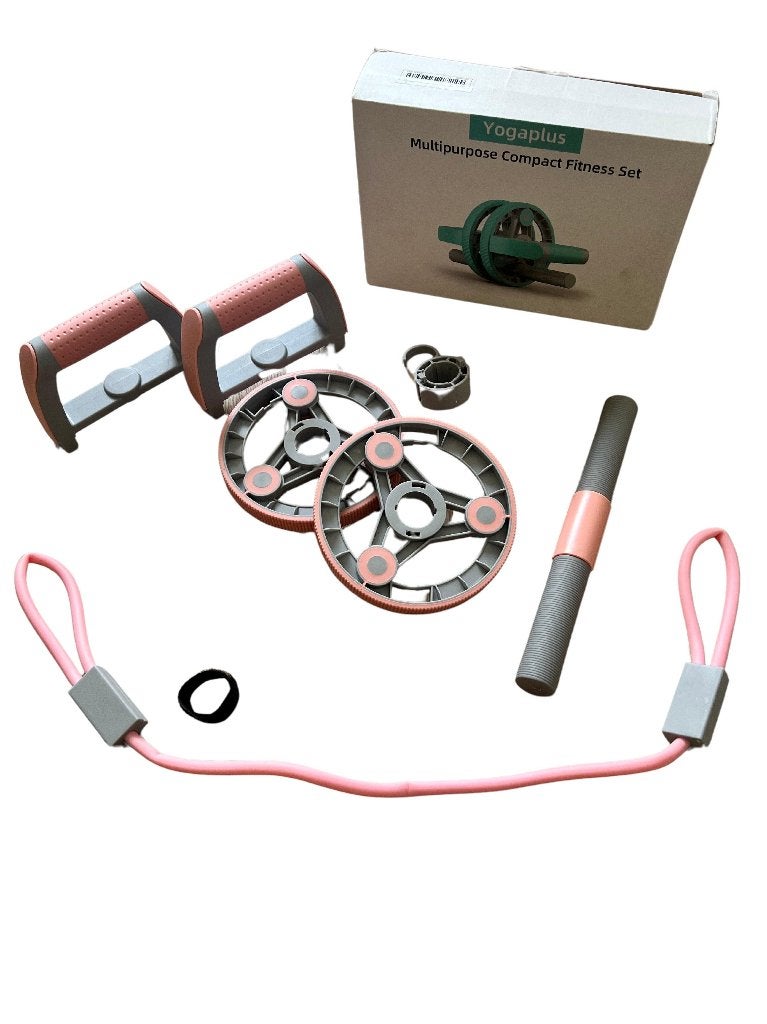 Buikspierwiel multifunctioneel - dumbell / sliders / push-up, Sport en Fitness, Ophalen of Verzenden, Nieuw, Benen, Buikspierwiel