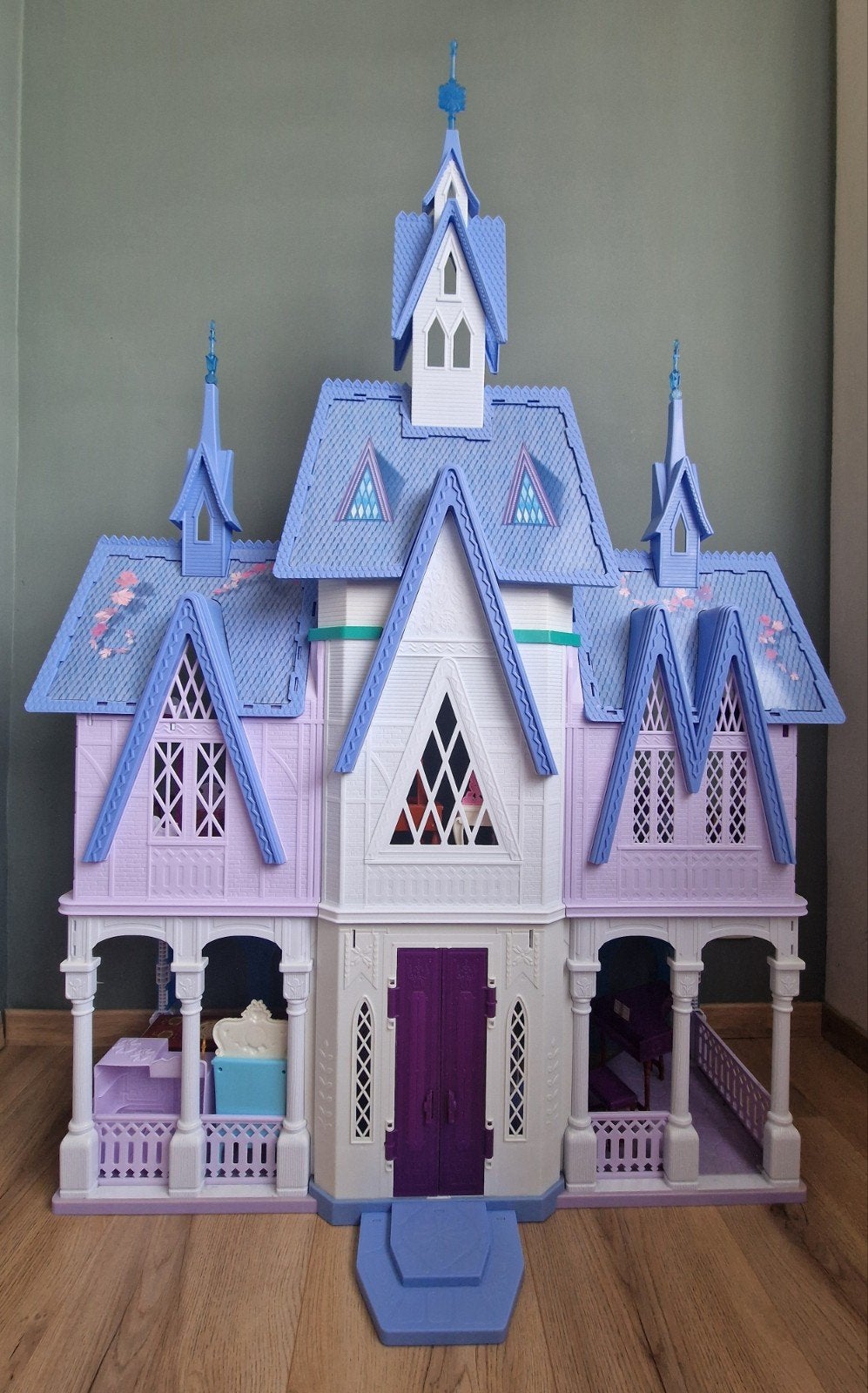 Groot Frozen Kasteel, Ophalen, Gebruikt, Poppenhuis