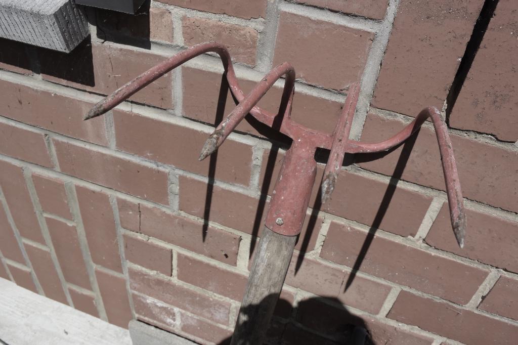 Fourche coudée ( croc), Jardin & Terrasse, Outils à main, Enlèvement, Utilisé, Fourchette