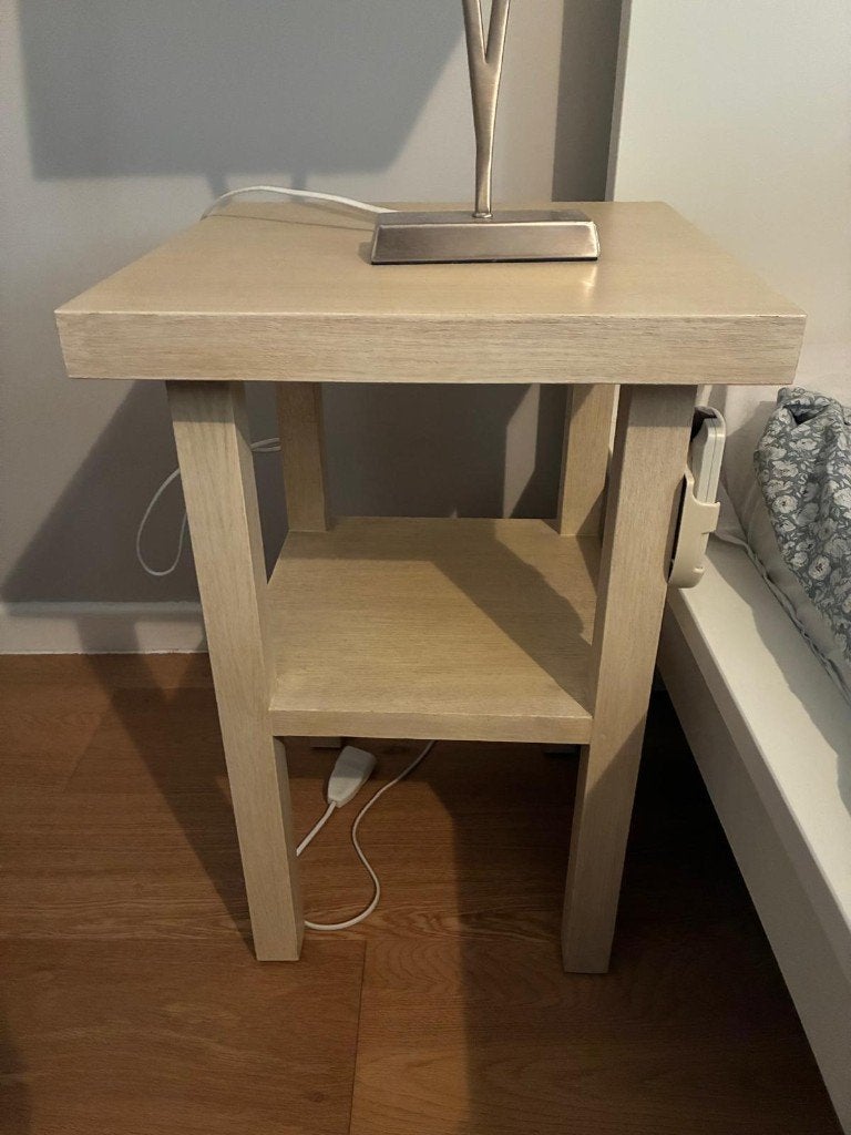 Deux très belles tables de chevet en bois clair, Moins de 55 cm, Comme neuf, Enlèvement, Scandinave