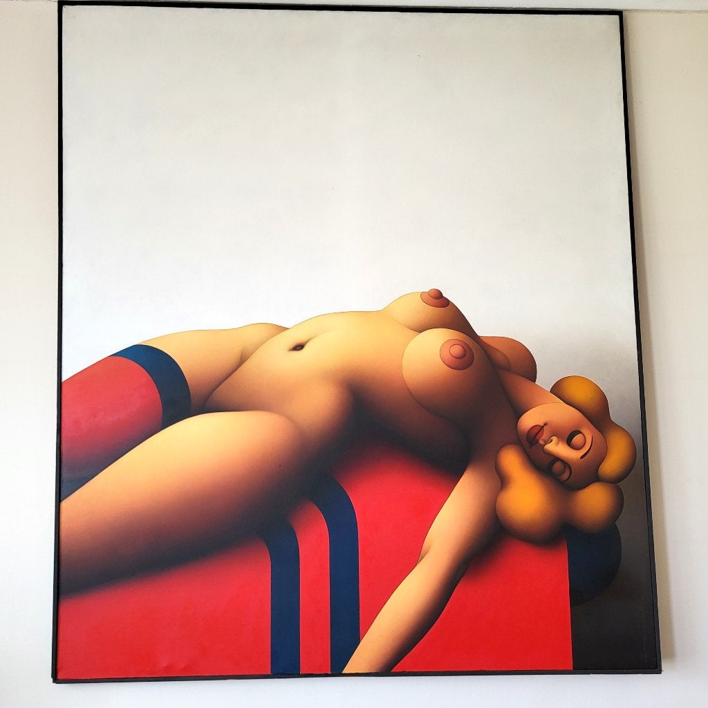 💕Dimitar Mitchy HST 150x132cm, Antiek en Kunst, Kunst | Schilderijen | Modern, Ophalen of Verzenden