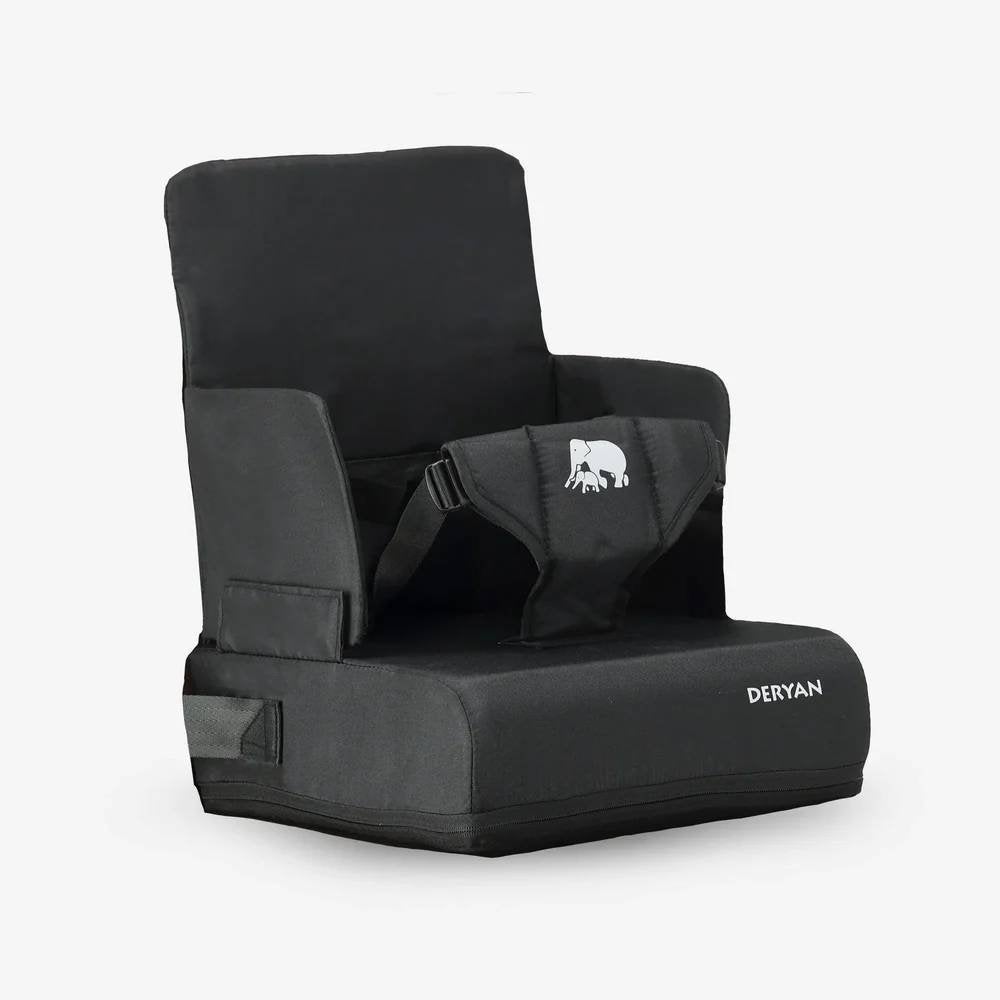 Deryan Travel Booster Stoelverhoger - Zwart, Enlèvement ou Envoi, Comme neuf, Autres types