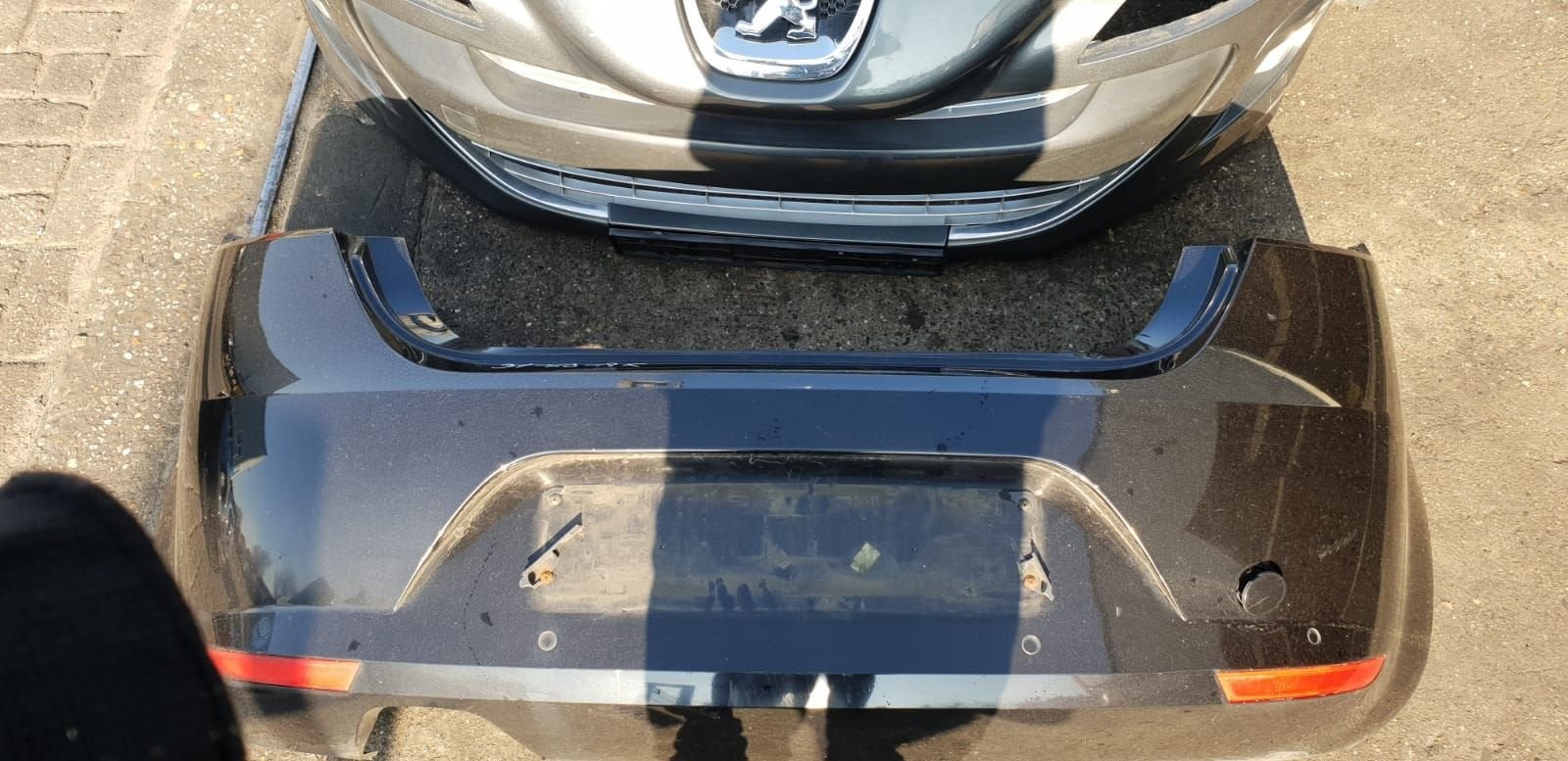 SEAT LEON ACHTERBUMPER BJ 2007, Arrière, -, Utilisé, -