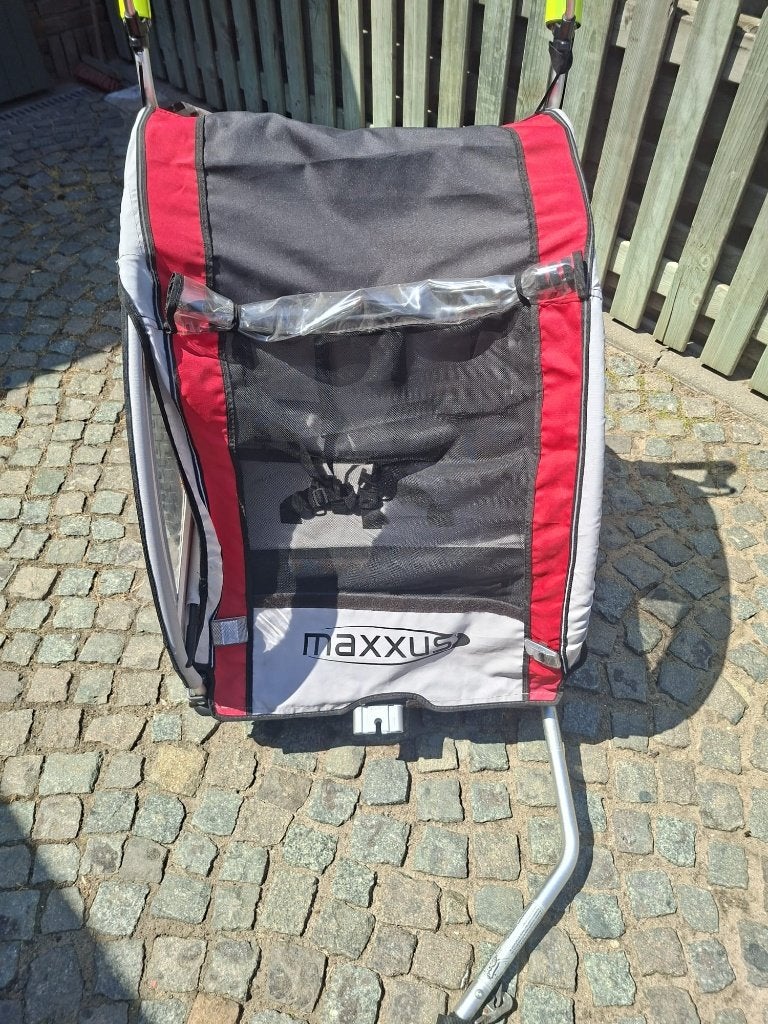 Maxxus fietskar en buggy voor 2 kinderen, Fietsen en Brommers, Ophalen, Vering, Nieuw, 20 tot 40 kg