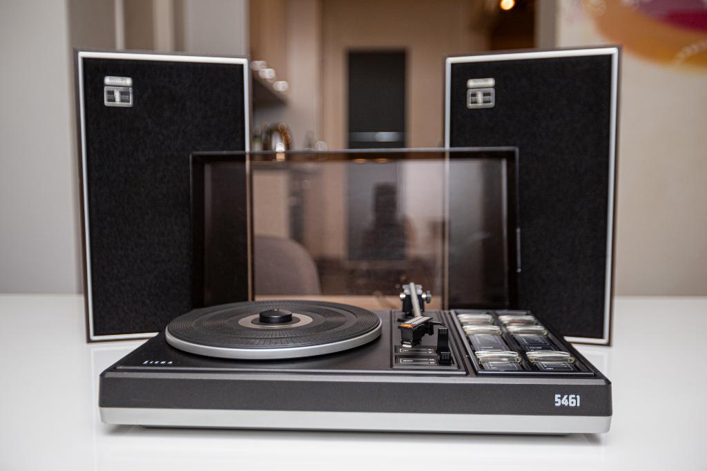 Siera 5461 platenspeler - perfecte staat!, Audio, Tv en Foto, Platenspelers, Ophalen, Philips, Automatisch, Zo goed als nieuw
