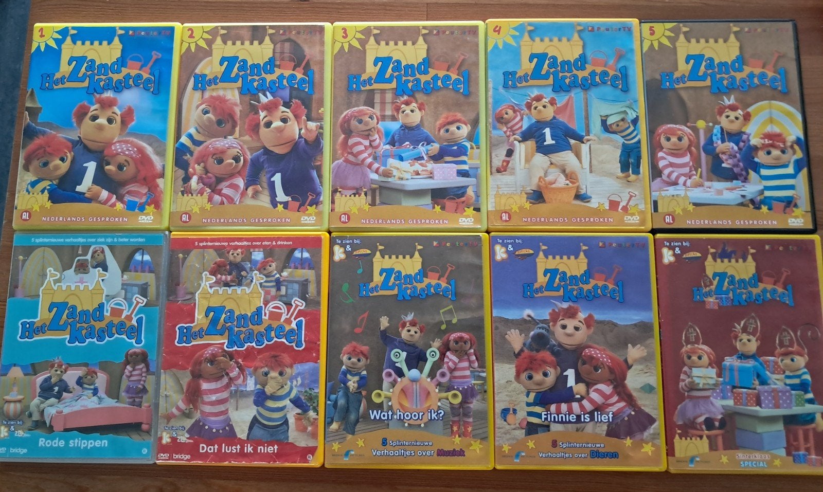 10 DVD'S van Het Zand Kasteel, Ophalen, Europees, Gebruikt, Alle leeftijden