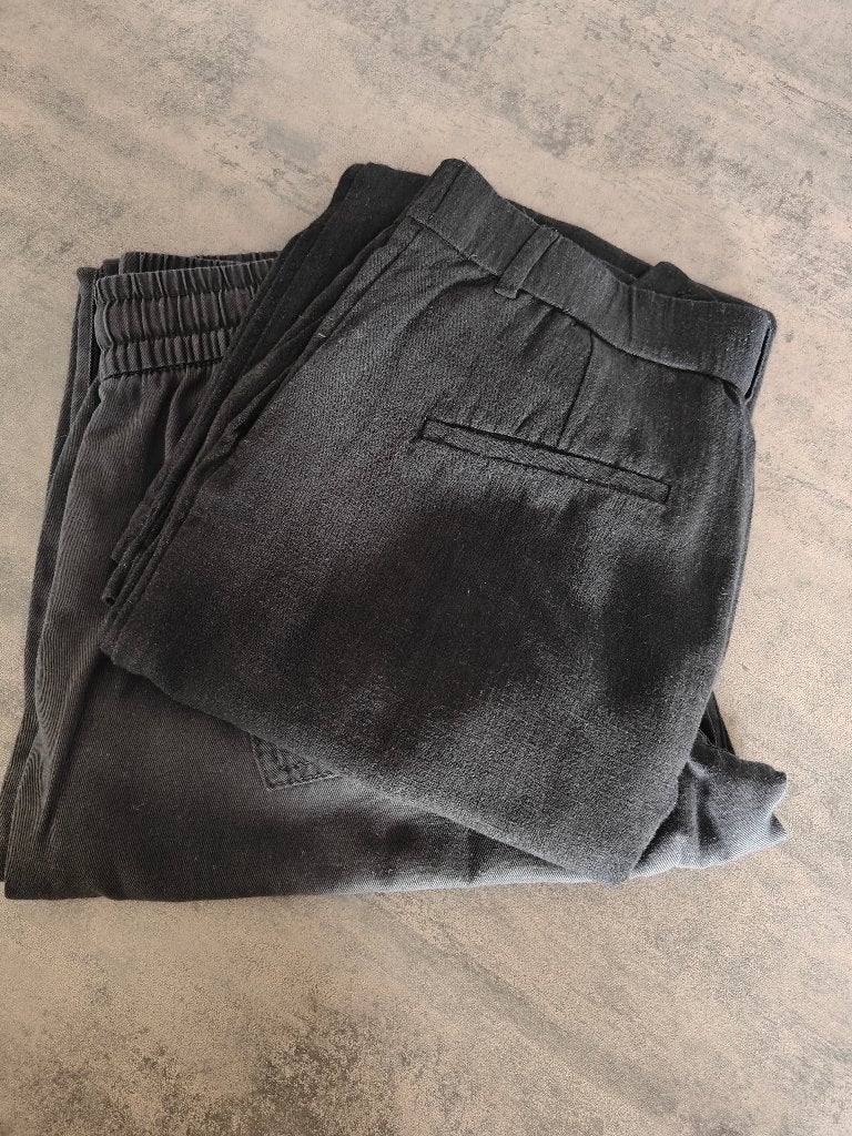 Bundel zomerbroeken, Kleding | Dames, Broeken en Pantalons, Zwart, Zo goed als nieuw, Driekwart, Maat 36 (S)
