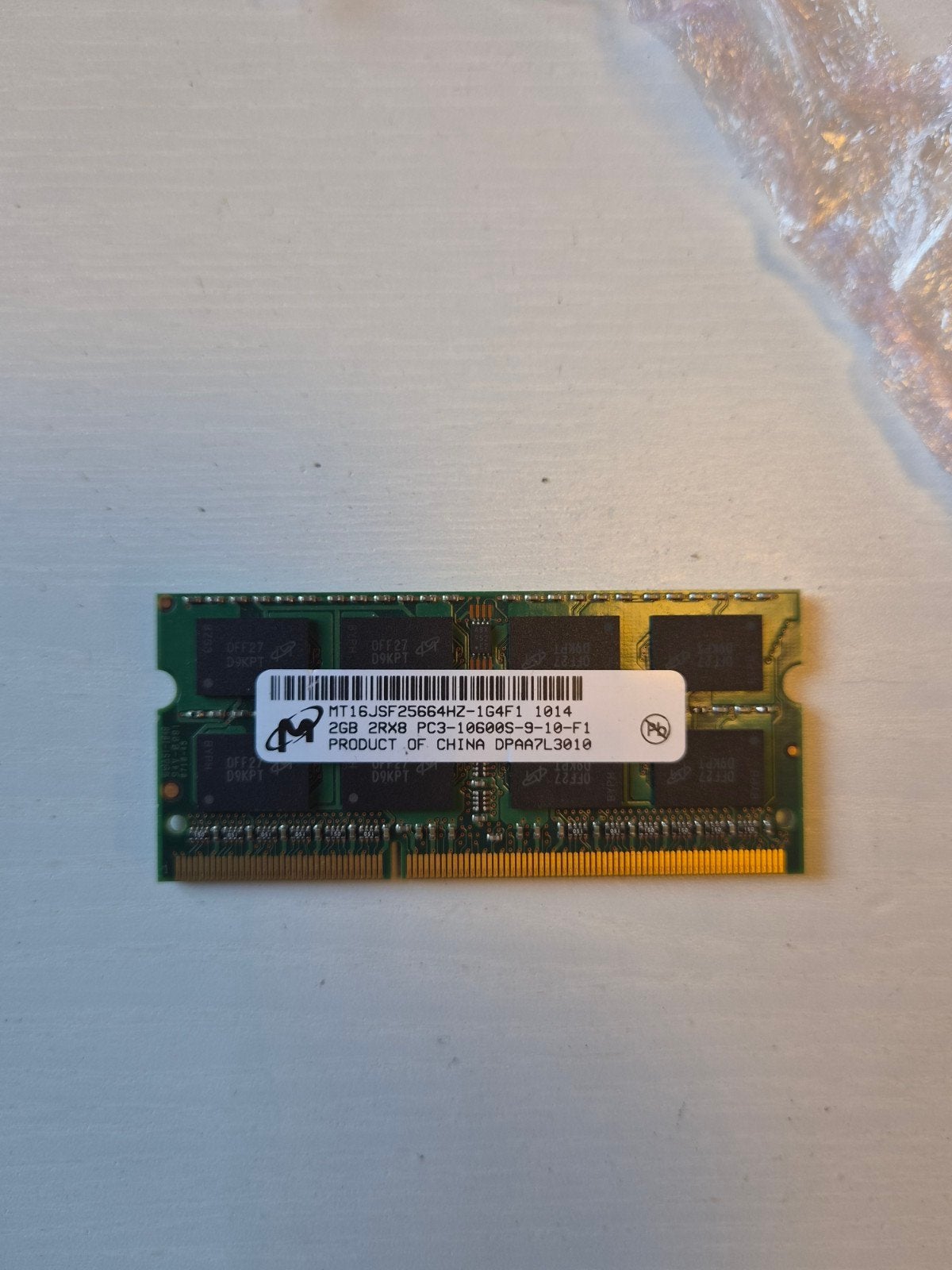 RAM SODIMM DDR3 de 2 Go, Ophalen of Verzenden, DDR3