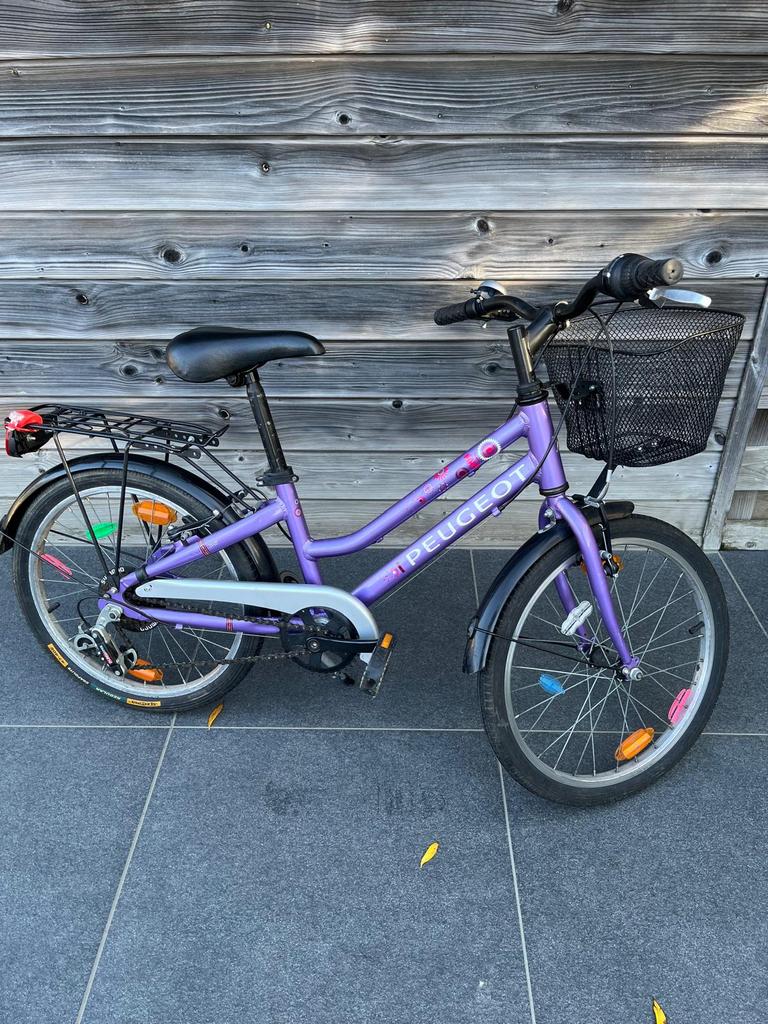 Kinderfietsje meisjes 20 inch, Fietsen en Brommers, Ophalen, Zo goed als nieuw, 20 inch, Versnellingen