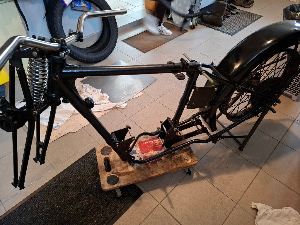 bsa m20 '47 project, Motoren, Ophalen, 1 cilinder, 11 kW of minder