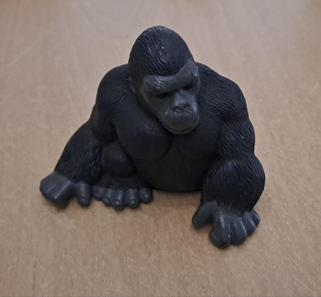 Animal en peluche gorille (8 cm/8 cm), Enlèvement ou Envoi, Comme neuf, Garçon ou Fille