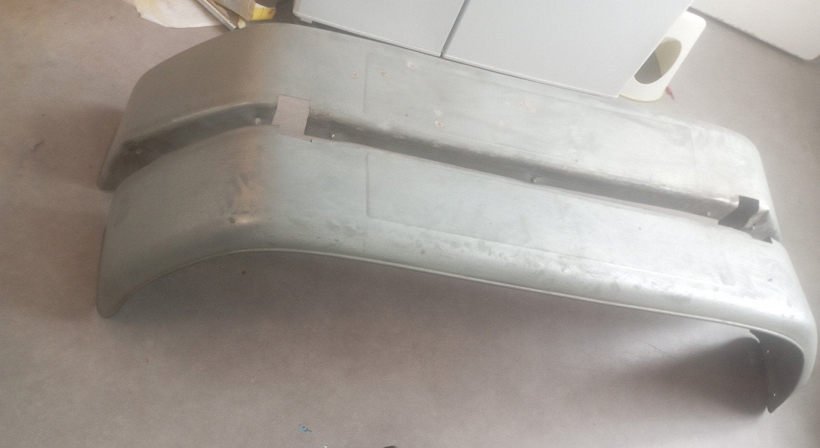 Spatborden voor aanhangwagen trailer dubbel as, Ophalen, Zo goed als nieuw