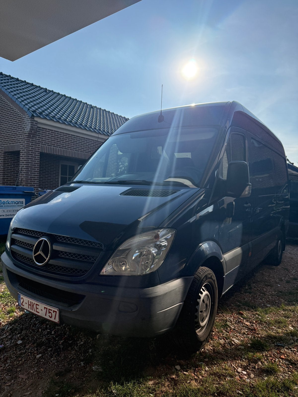 Mercedes Sprinter 316CDI 163 pk 2013, Autos, Achat, Noir, Mercedes-Benz, Diesel