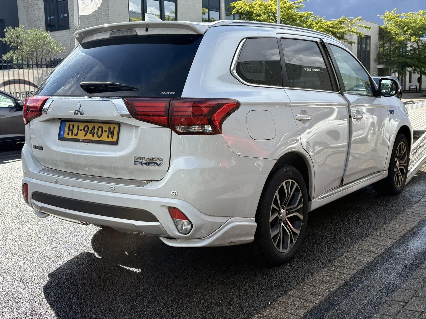 Mitsubishi Outlander 2.0 PHEV Executive Edition | Leder | Cl, Auto's, Zwart, Wit, Bedrijf, Hybride Elektrisch/Benzine