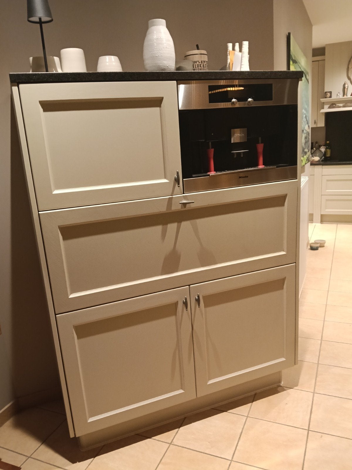 keukenkast, Ophalen, Gebruikt, Graniet of Steen, Dubbelwandige keuken