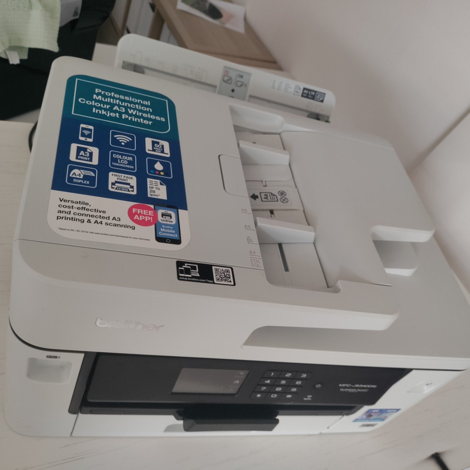 Brother printer MFC-J5340DW, Informatique & Logiciels, Imprimantes, Enlèvement, Utilisé, Imprimante