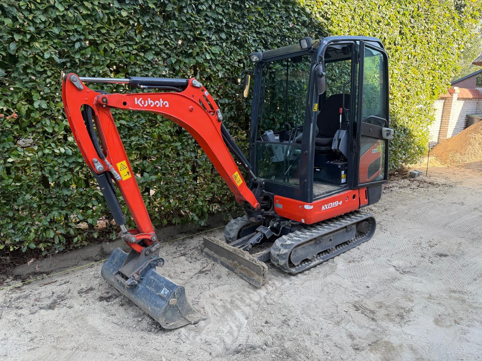 MINIGRAVER KUBOTA KX019-4- 2021-1176 uren- Zeer mooie staat, Ophalen