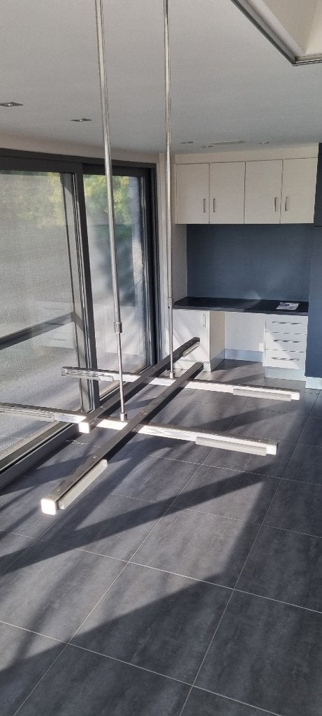 moderne plafondlamp, Ophalen, Zilver, Inclusief lichtbron, Modern