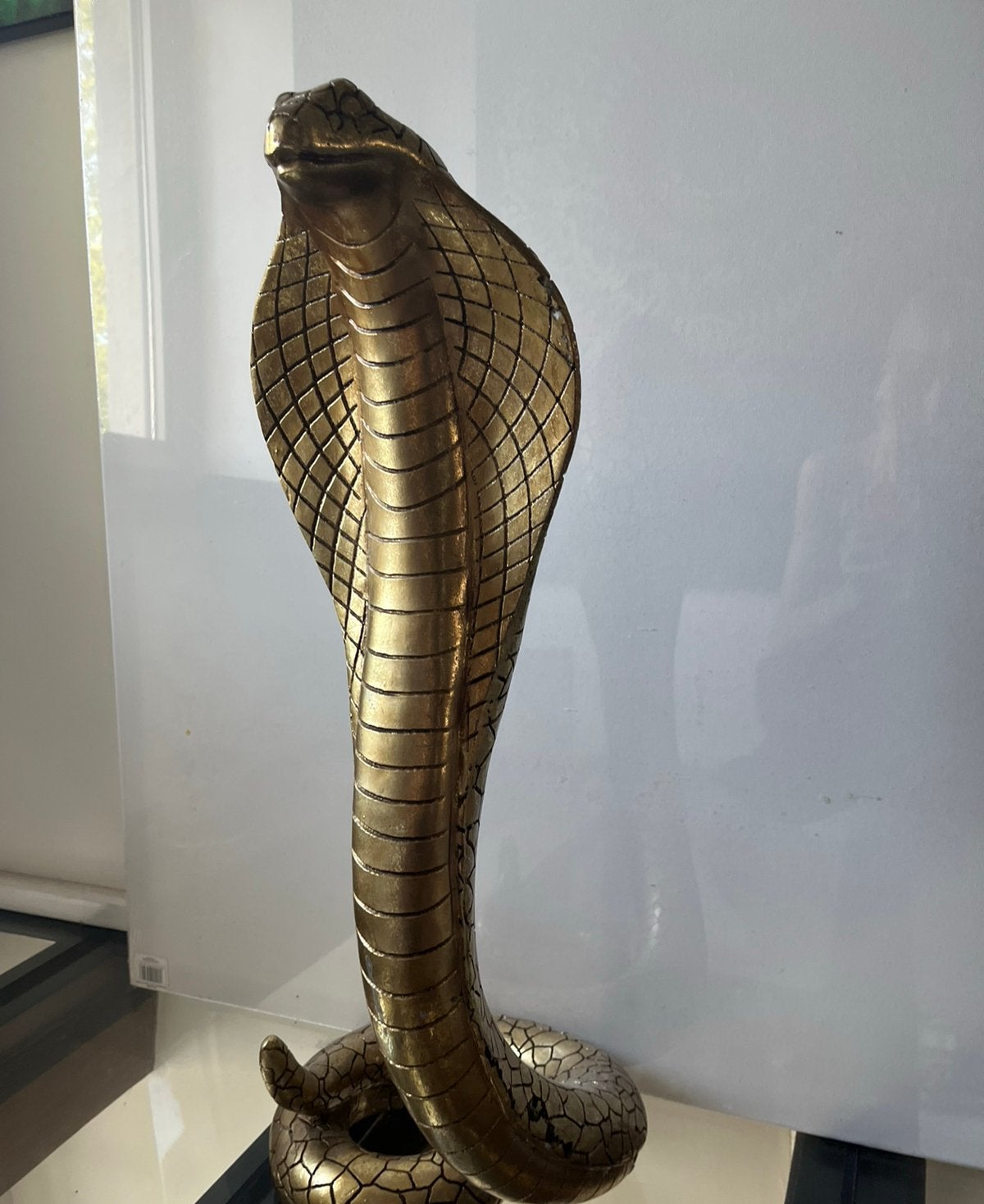 Cobra slangen beeld voor binnen, Ophalen, Gebruikt, Overige materialen, Klassiek