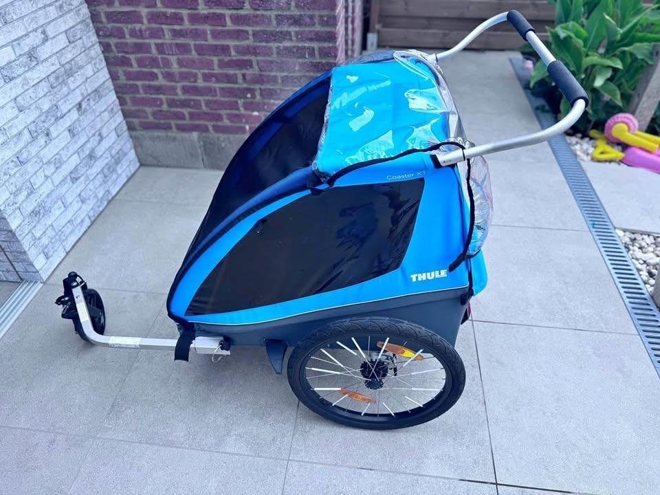 Thule Coaster XT, Vélos & Vélomoteurs, Pliable, Comme neuf, Enlèvement, Remorque pour enfant
