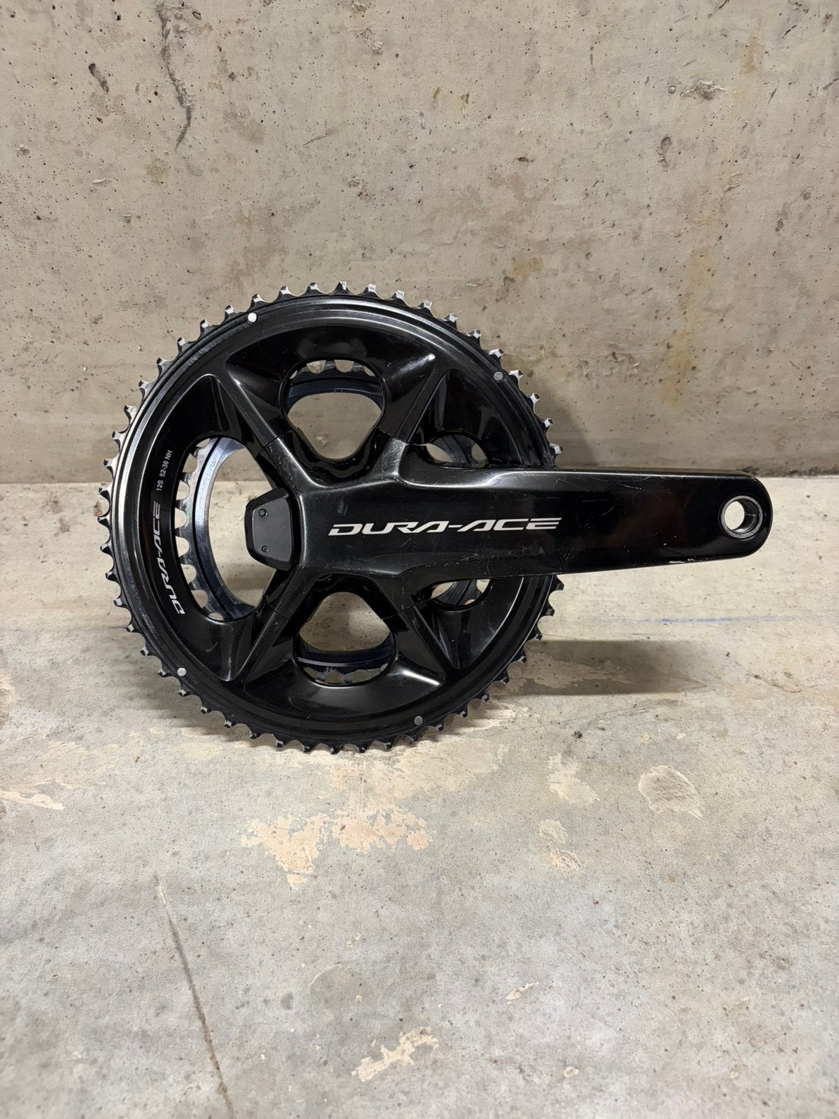 Shimano Dura-Ace crankstel met powermeter, Fietsen en Brommers, Crankstel of Pedalen, Gebruikt, Ophalen of Verzenden, Gravelbike