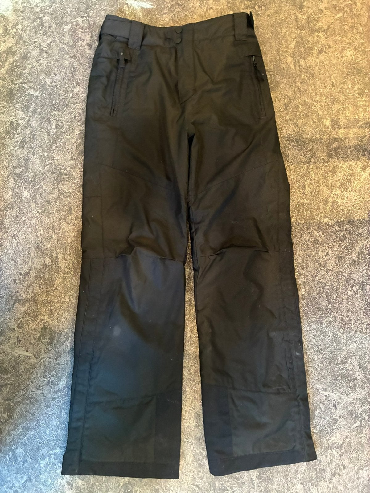 Witte zwarte peperkleurige skibroek 14 jaar Goede staat 140€, Ophalen of Verzenden, Gebruikt, Jongen of Meisje, Broek