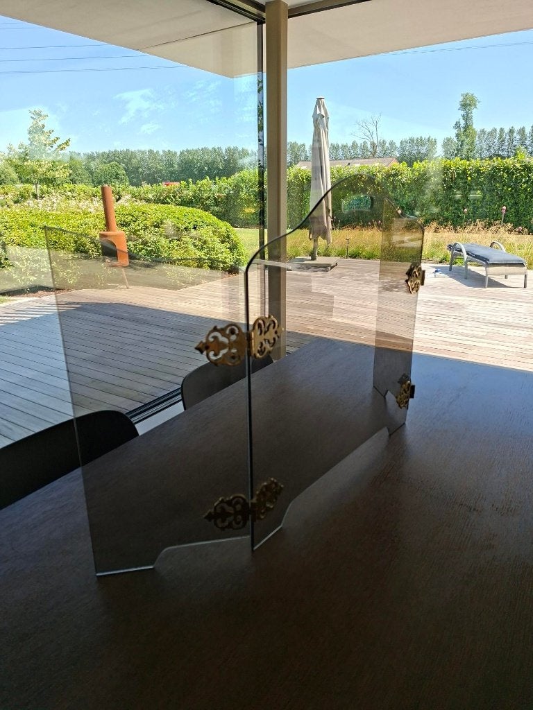 glas open haard, Ophalen, Zo goed als nieuw